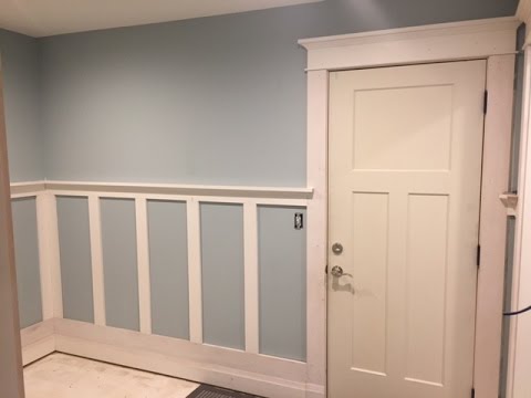 How To Install Craftsman Style Wainscoting Ep5 Youtube