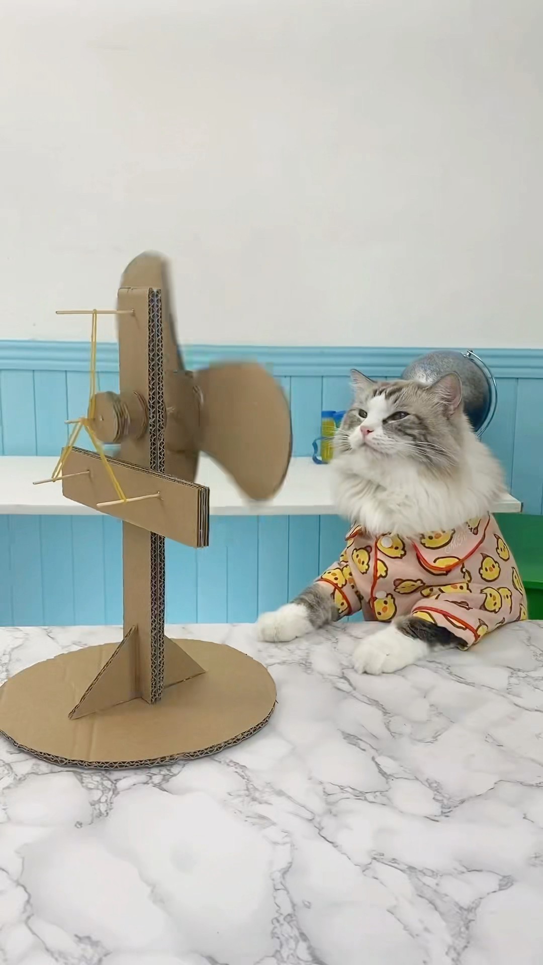 ? Will this fan keep spinning? Watch Puff's latest experiment to find out! ?️ #PuffTheScientist