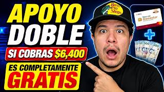 🚨 SI COBRAS $6,400 DE PENSIÓN TIENES DERECHO A APOYO DOBLE GRATIS Y CASI NADIE LO SABE | ENTRA YA