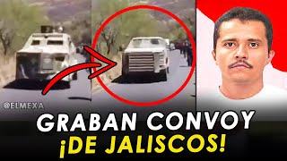 (VIDEO) Graban mega Convoy de vehículos de mafiosos, circulando en Tamazula, Jalisco.