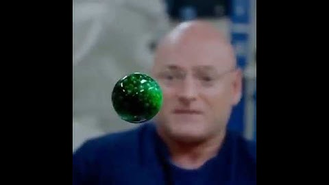 How water behaves in 0 gravity in space. #astronomy #space  #ISS #Physics #astronaut #shorts #viral