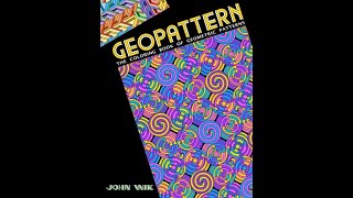 Flip & Review GeoPattern by John Wik  (Adult Coloring)