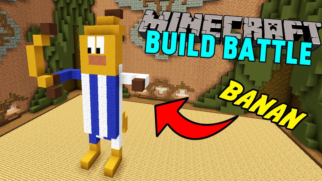BANANER I PYJAMAS | Minecraft | Build Battle på Hypixel - YouTube