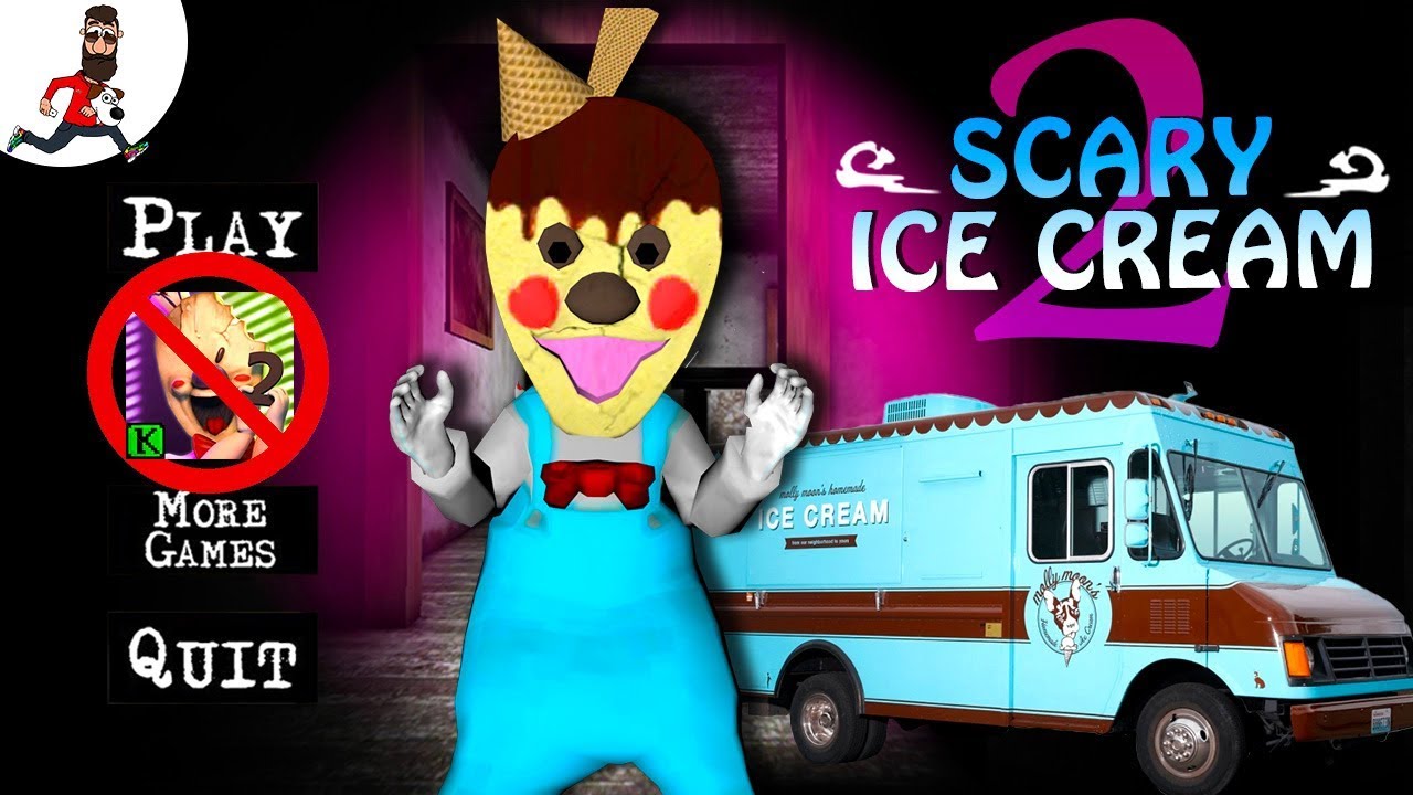 Scary ice. Ice Cream 1 игра род мороженщик. Мороженщик 4. Злой мороженщик. Фургон мороженщика игра.