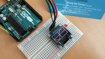 Arduino Uno 로 0.96인치 I2C OLED를 사용해 그래픽 출력해 보기 (I2C_OLED 라이브러리사용)