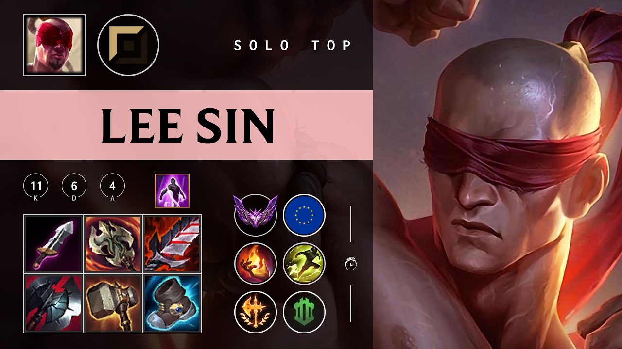 Lee Sin Top vs Olaf - EUW Master Patch 26.02