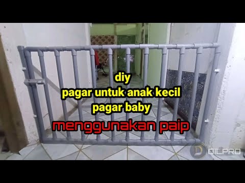 Video: Bagaimana Anda membuat pipa PVC dari gerbang bayi?