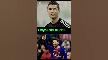 Ronaldo Kuchlimi Yoki Messi 
