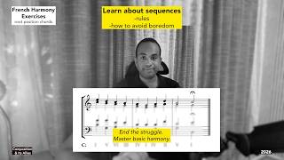 Sequences for Root Position Chords, Ep 1 (for French Harmony Exercises) #composition