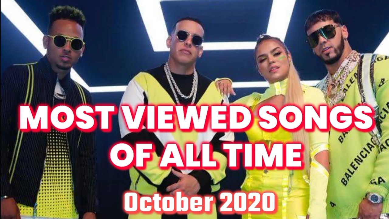 TOP 100 MOST VIEWED SONGS OF ALL TIME    October 2020
