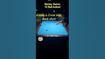 How to Aim a 100% Perfect Bankshot? #pool #fyp #shorts #trending #viral