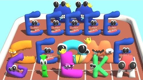 Merge Alphabet Lore Run Part 3 - Max Level abcdefghijklmnopqrstuvwxyz