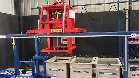 Automatic phosphating plant