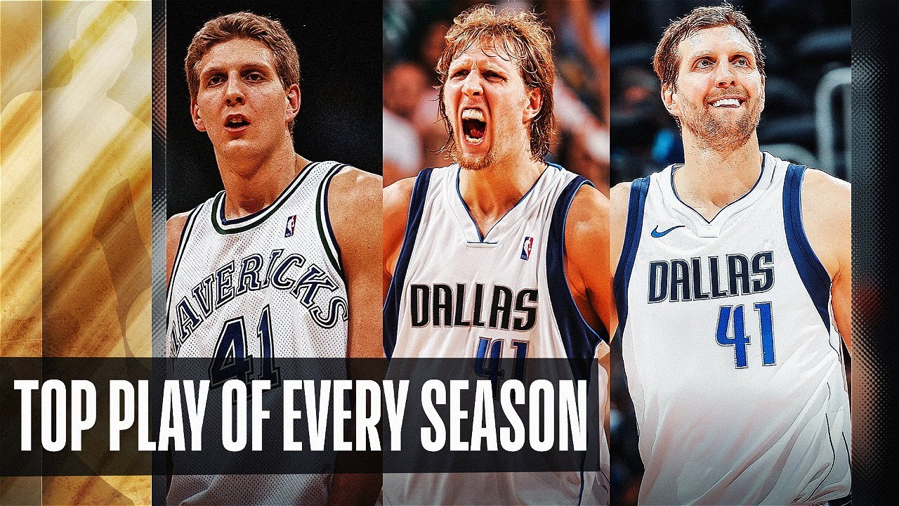 Dirk Nowitzki's Best Play of Each Season In His NBA Career! | #23HoopClass