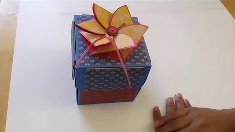 #DIY Art and #craft : Explosion Box / #explosionbox