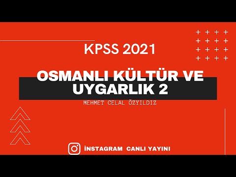 12- TARİH - Mehmet Celal ÖZYILDIZ -  OSMANLI KÜLTÜR UYGARLIK 2