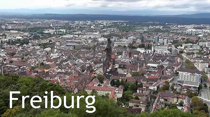 GERMANY: Freiburg city & Schlossberg observation t...