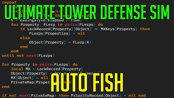 ULTIMATE TOWER DEFENSE SIM | HACK/SCRIPT | AUTO FISH