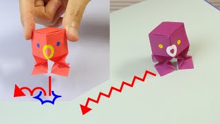 折り紙おもちゃ「たこたこ忍者」Origami Toy 