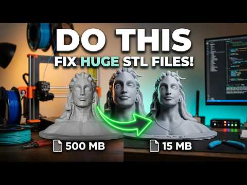 Your STL Files Are Too Big: Fix Them in 2 Minutes