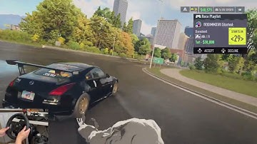 The worst drifting in drift history.. my attempt to drift in NFS Unbound with a Logitech G923