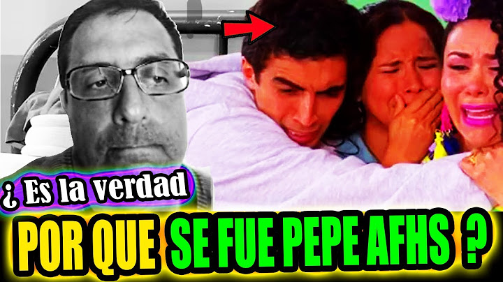 ULTIMA NOTICIA! ¿ESTO PASO? POR QUE DAVID ALMANDOZ "PEPE" SE RETIRO DE LA SERIE AL FONDO HAY SITIO ?