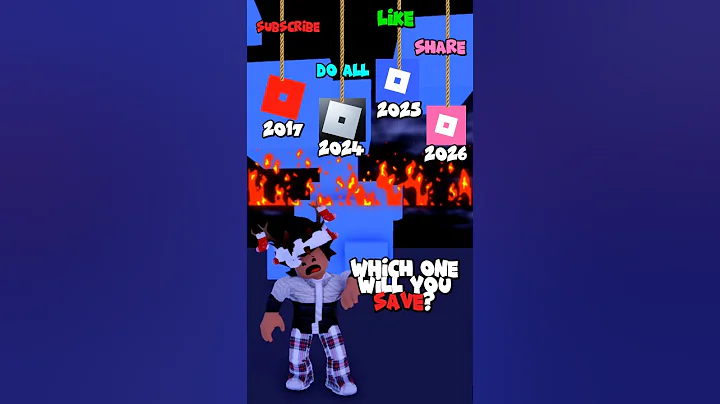 Which one will you save🤔 Old vs New vs Future Roblox Logo 🤩 #robloxshorts