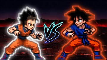 Gohan TP VS Goku TP in Jump Force Mugen 🔥