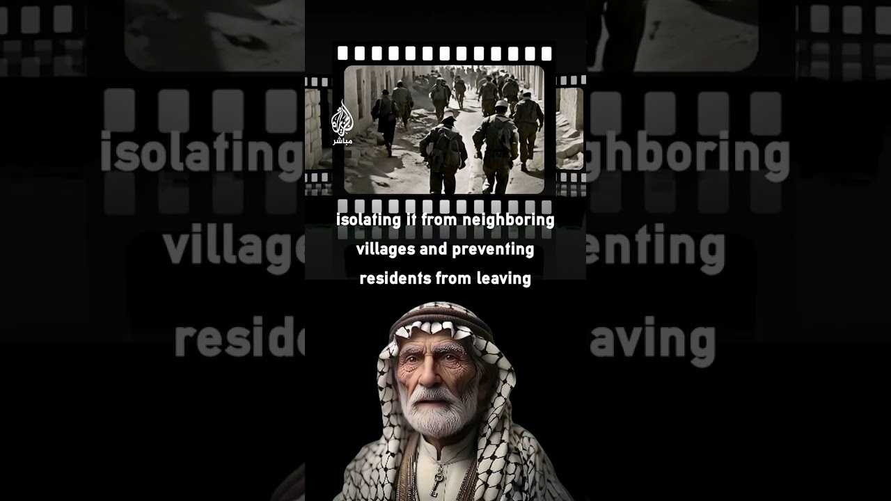 فصول من المأساة الفلسطينية.. بتقنية الذكاء الاصطناعي الختيار يروي تفاصيل مجزرة قبية عام 1953