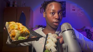 ASMR Sushi Mukbang 🍣 😱 
