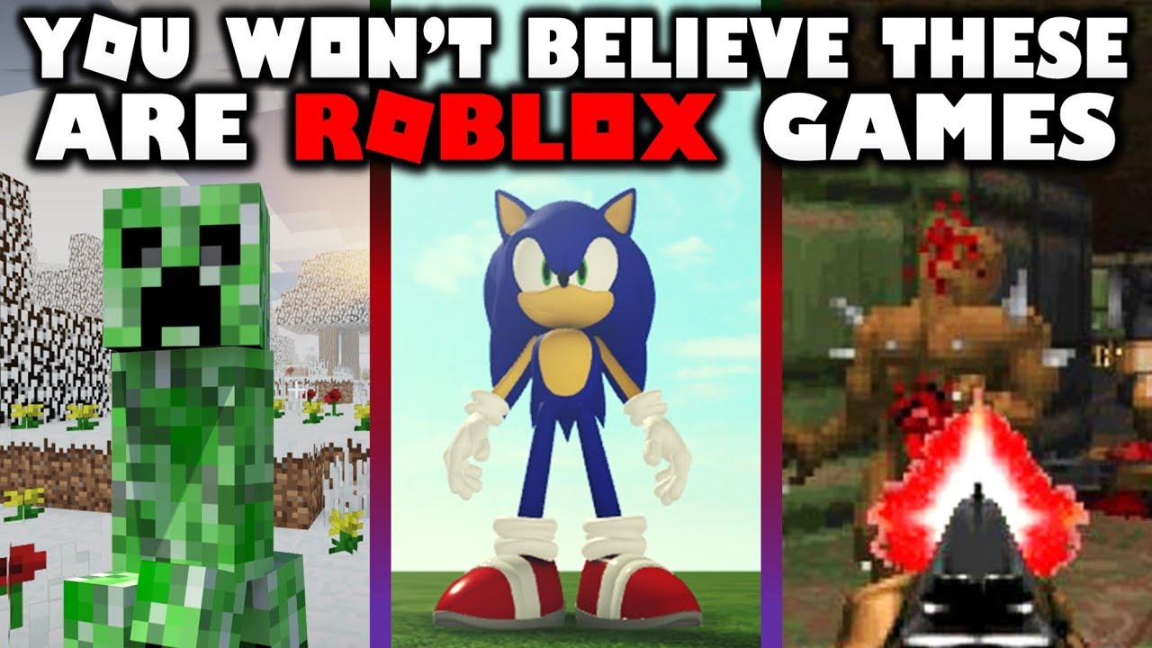 You Won T Believe These Games Are Made On Roblox Youtube