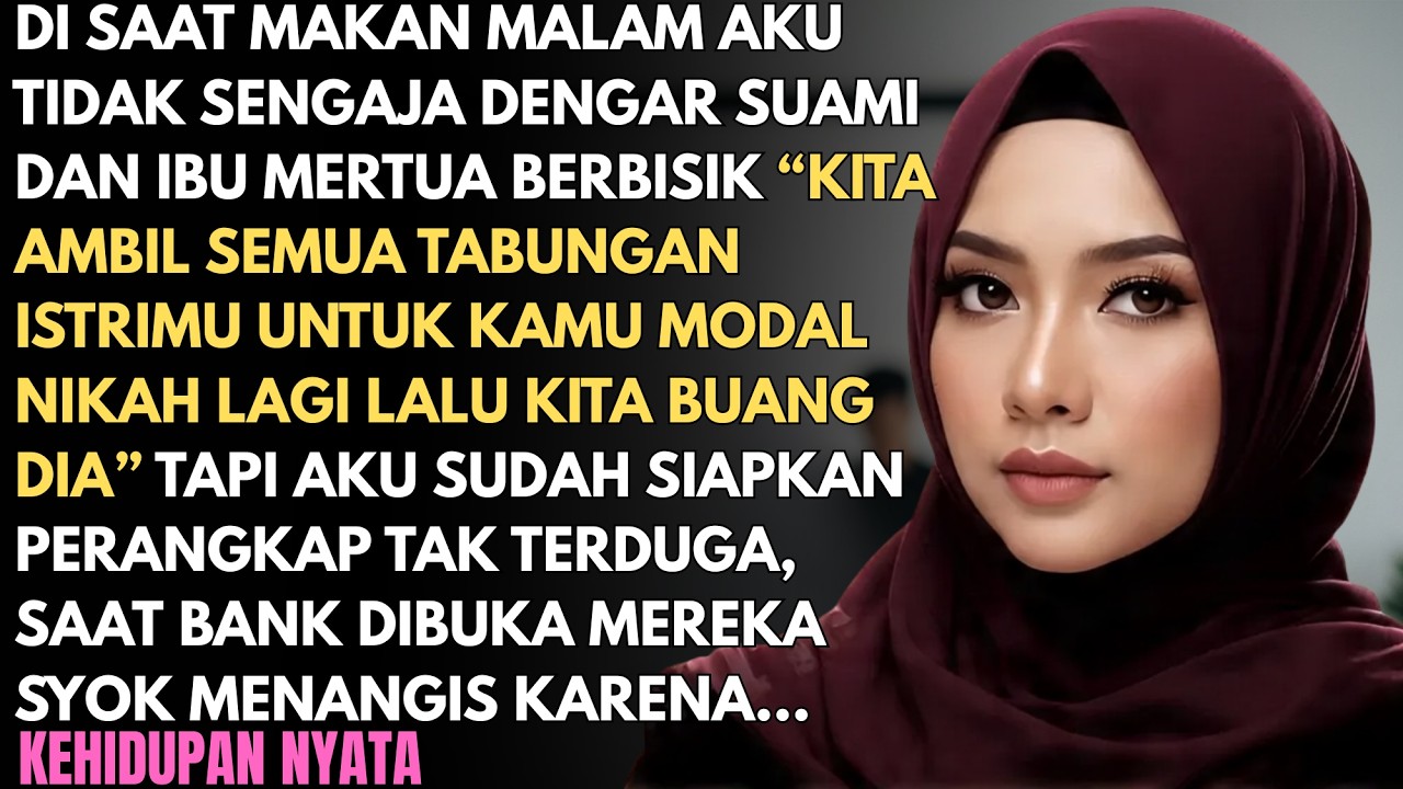 TABUNGANKU MAU DIKURAS BUAT MODAL SUAMI KAWIN LAGI, TAPI AKU SIAPKAN PERANGKAP TAK TERDUGA!