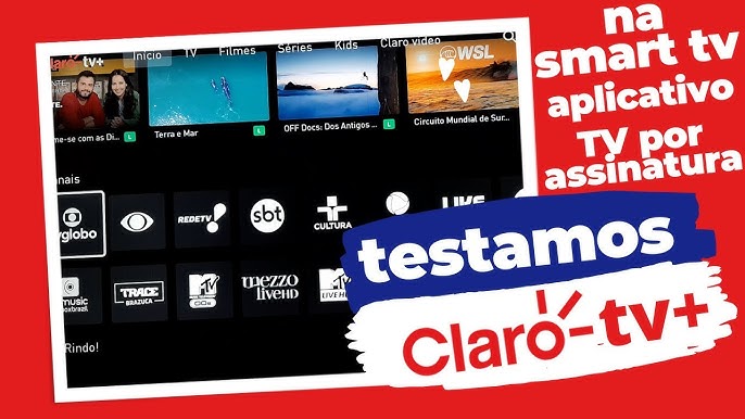 Claro tv+ chega nas televisões Android