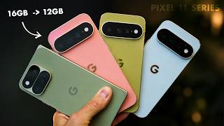 Every Pixel 11 Hands-On: Less RAM, Smaller Battery, Higher Price