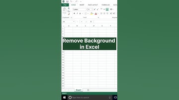 How to Remove Image Background in Excel | Background Remove  #ExcelTips #Shorts #excel #viral