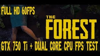 The Forest on GTX 750 Ti I Pentium G870 I 8GB RAM FPS Test