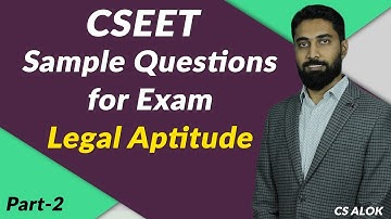 CSEET Sample Questions for Exam - Legal Aptitude  : Part - 2