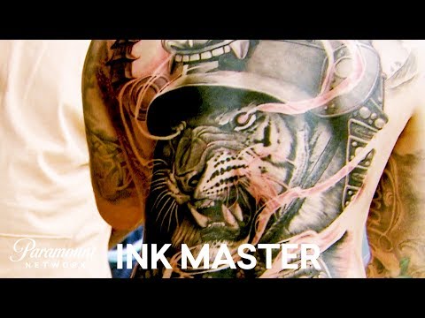 Teej Poole’s Challenging 35 Hour Master Canvas | Ink Master: Grudge Match (Season 11)