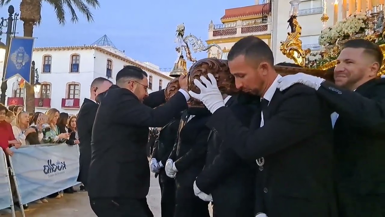 LLEGADA VIRGEN DE LA ESPERANZA PASO BLANCO ALBOX 2025