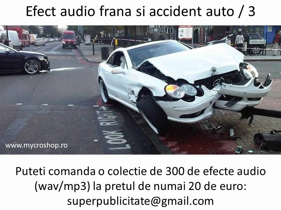 Brake and crash sound effects 3! YouTube