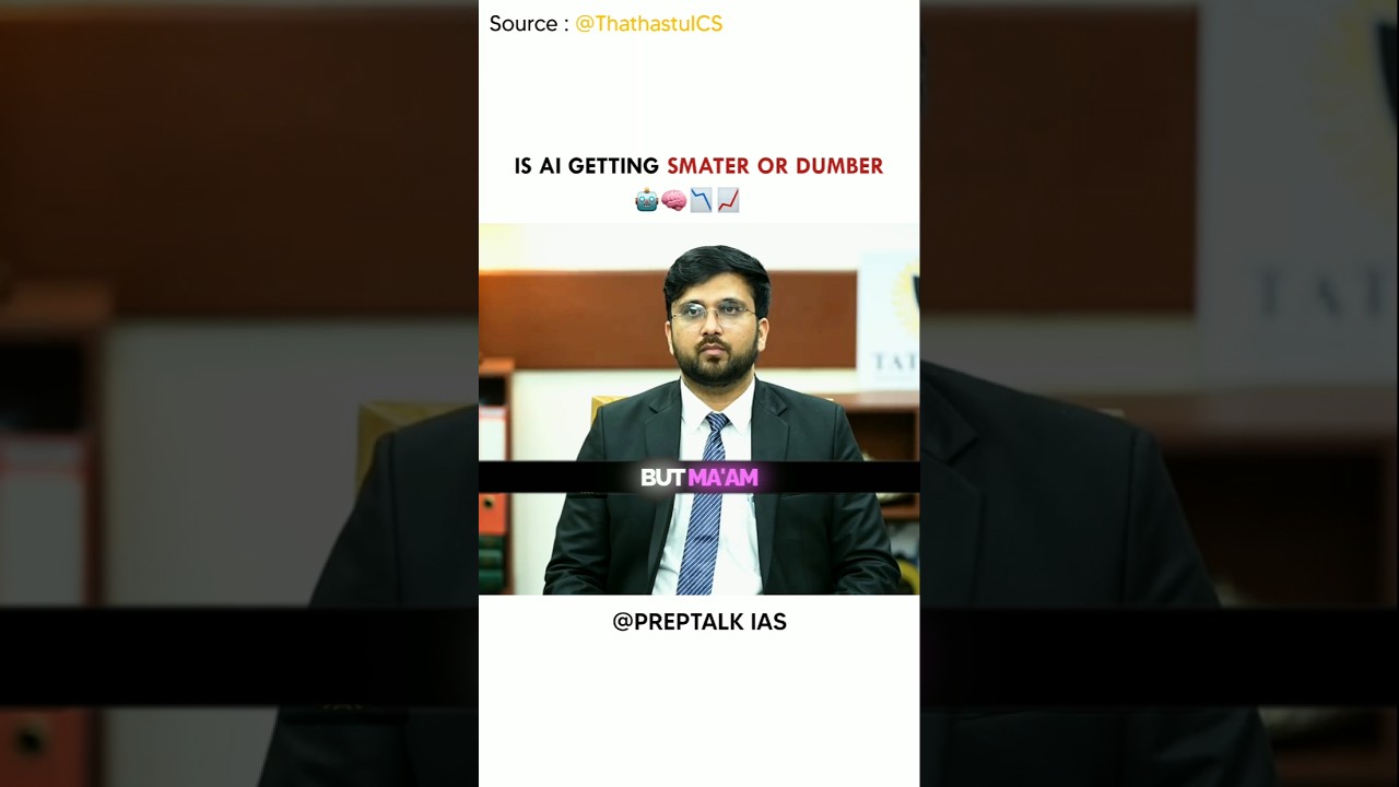 Is ai getting smarter or dumber 💀🤯 || Tanu jain 