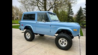 1971 Ford Bronco - Available at www.bluelineclassics.com