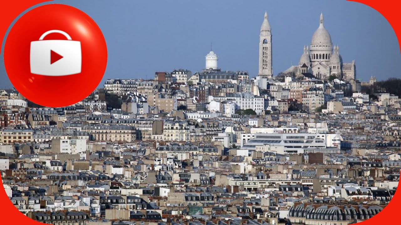 Красота в Монмартре в Париже / 