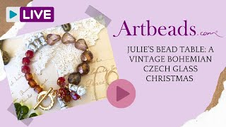 Julie's Bead Table: A Vintage Bohemian Czech Glass Christmas