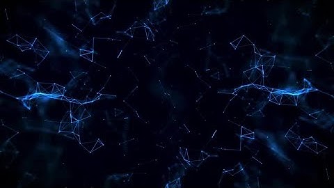 Blue Plexus Background Stock Motion Graphics