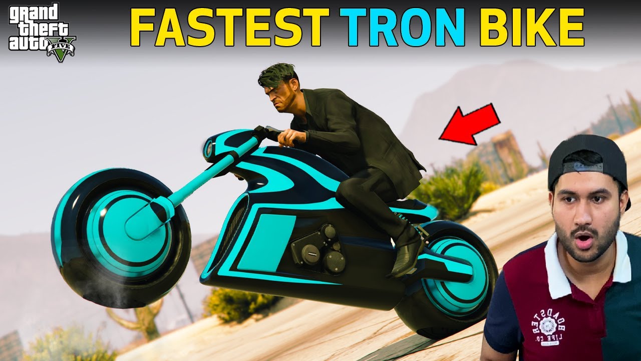 GTA 5 FASTEST TRON BIKE IN LOS SANTOS GTA 5 GAMEPLAY YouTube