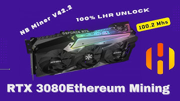 RTX 3080 Unboxing & Mining Ethereum | 100.2 Mhs | 100% LHR Unlock