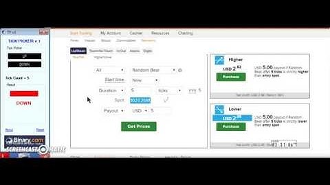 2016 NEW TOOL TICKPICKER BINARY.COM