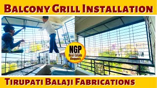 Balcony Grills on 4th Floor Apartment | Installation of grills in kitchen & bedroom balcony | Nagpur