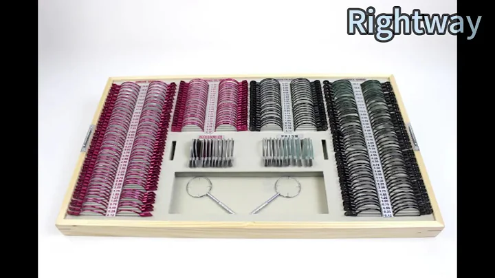 Factory Portable Progressive Optometry Test Box Trial Lens Set Optical Instrument Plastic Rim